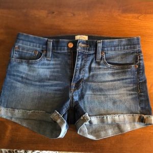 Like new Jcrew jean shorts, size 27